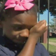 Tiana Parker after being suspended from school for her locks (screenshot from YouTube)